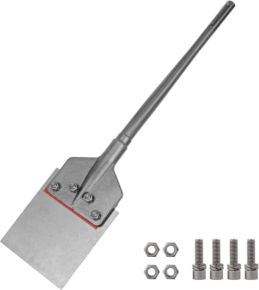 6" SDS-Max Floor Scraper Chisel for Quick Tile & Adhesive Removal