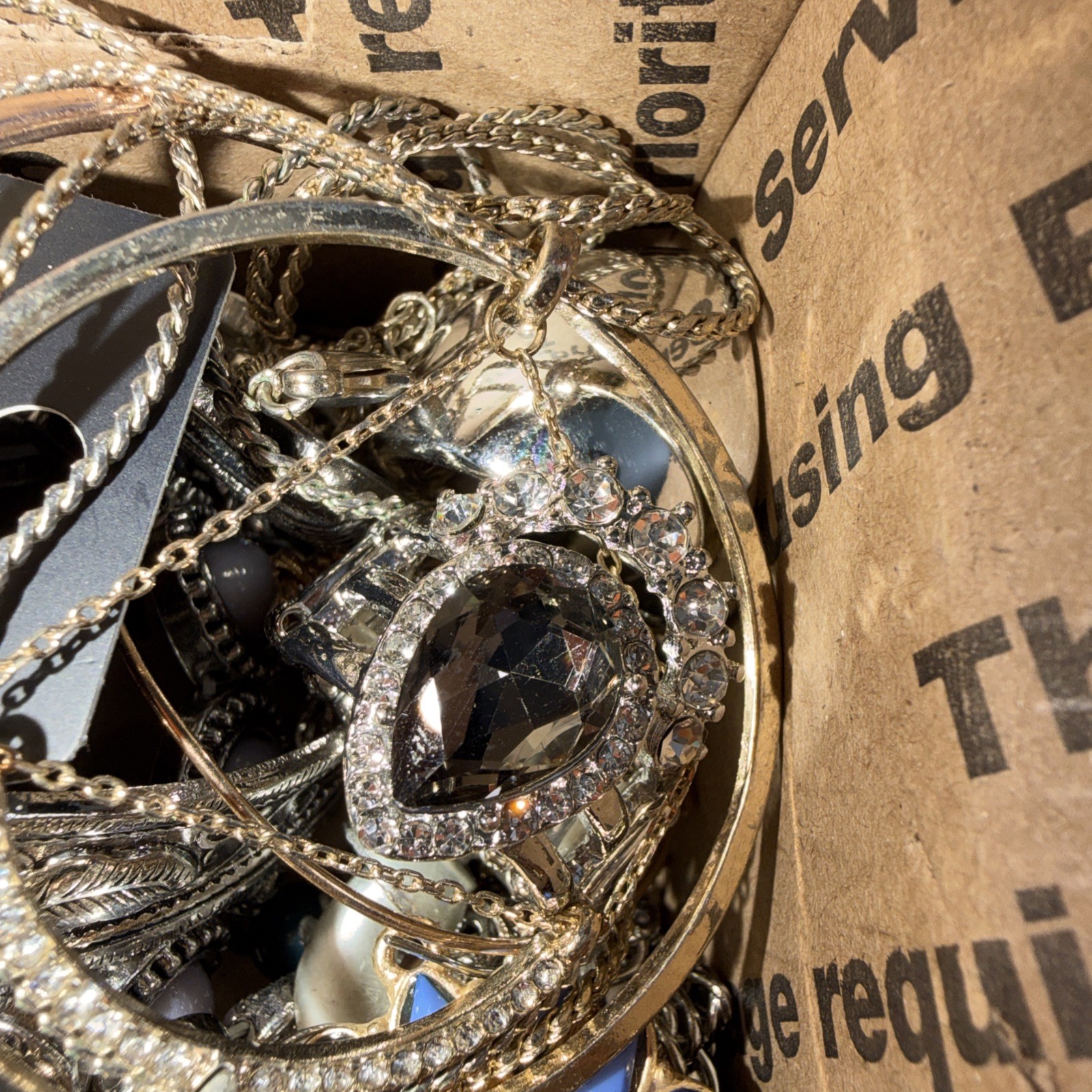 Vintage to Now Jewelry Lot, All Wearable Untested. No Junk. Box A2