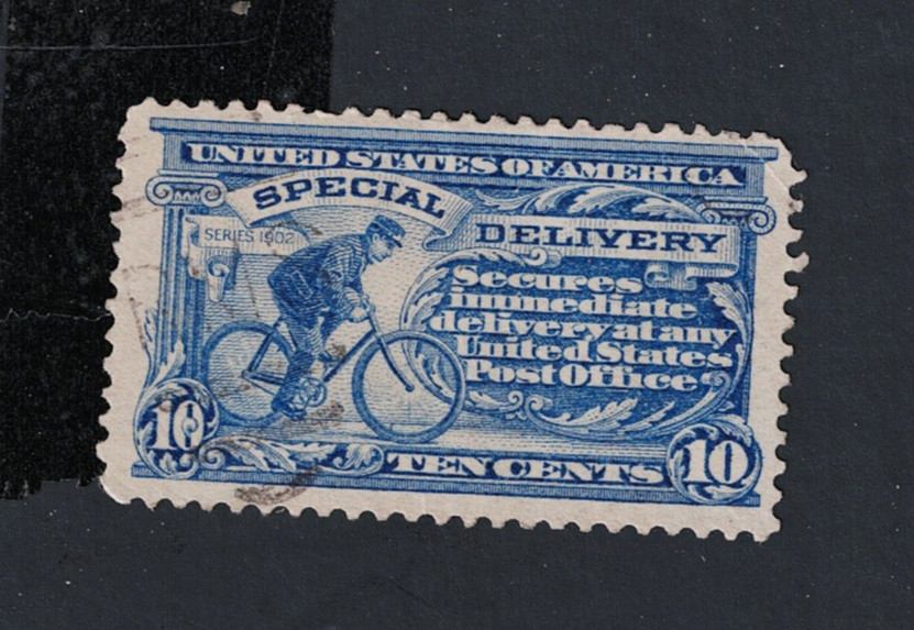 Scott #E6 - Special Delivery - 10c Blue - Used -