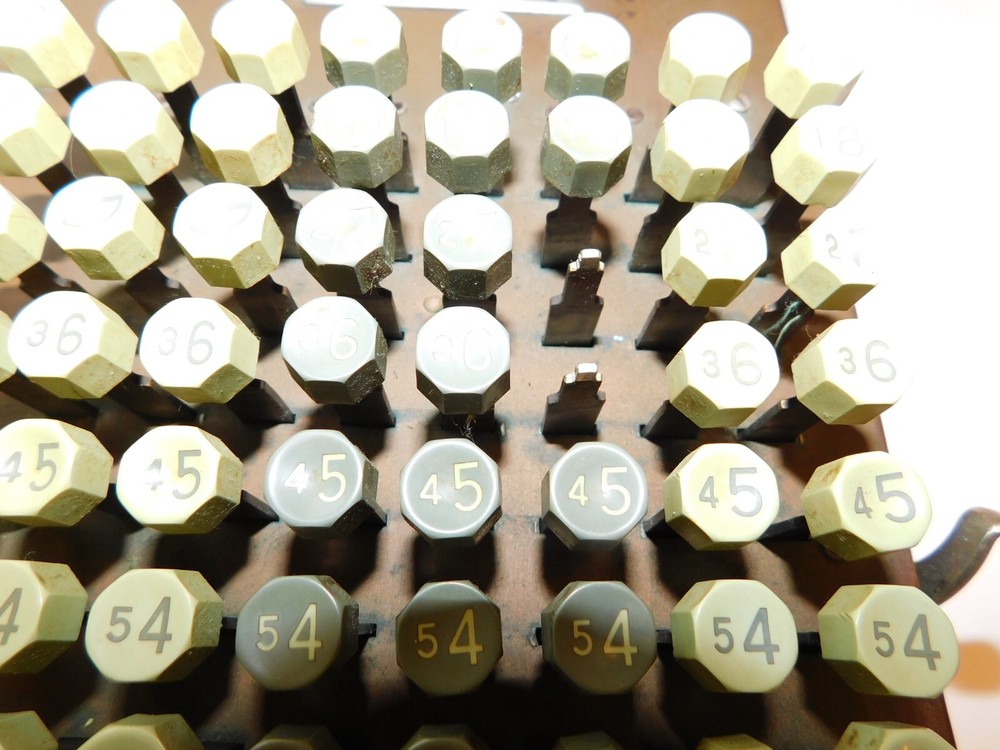 Vintage Felt & Tarrant Comptometer 1920's Mechanical Calculator Adding Machine