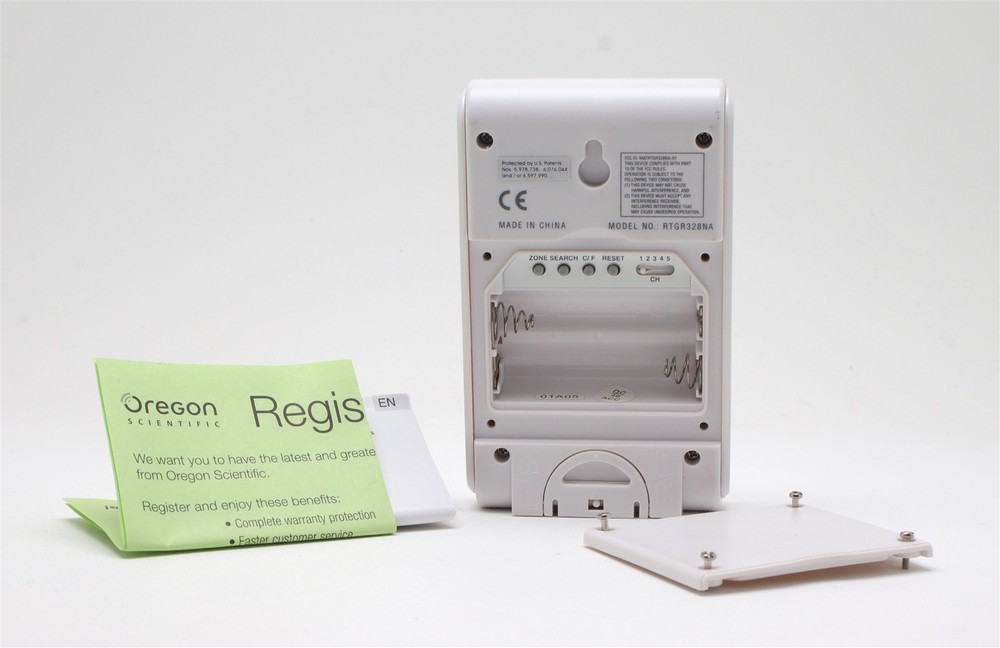 Oregon Scientific RTGR328NA Wireless Temperature &Humidity Sensor W/Atomic Clock