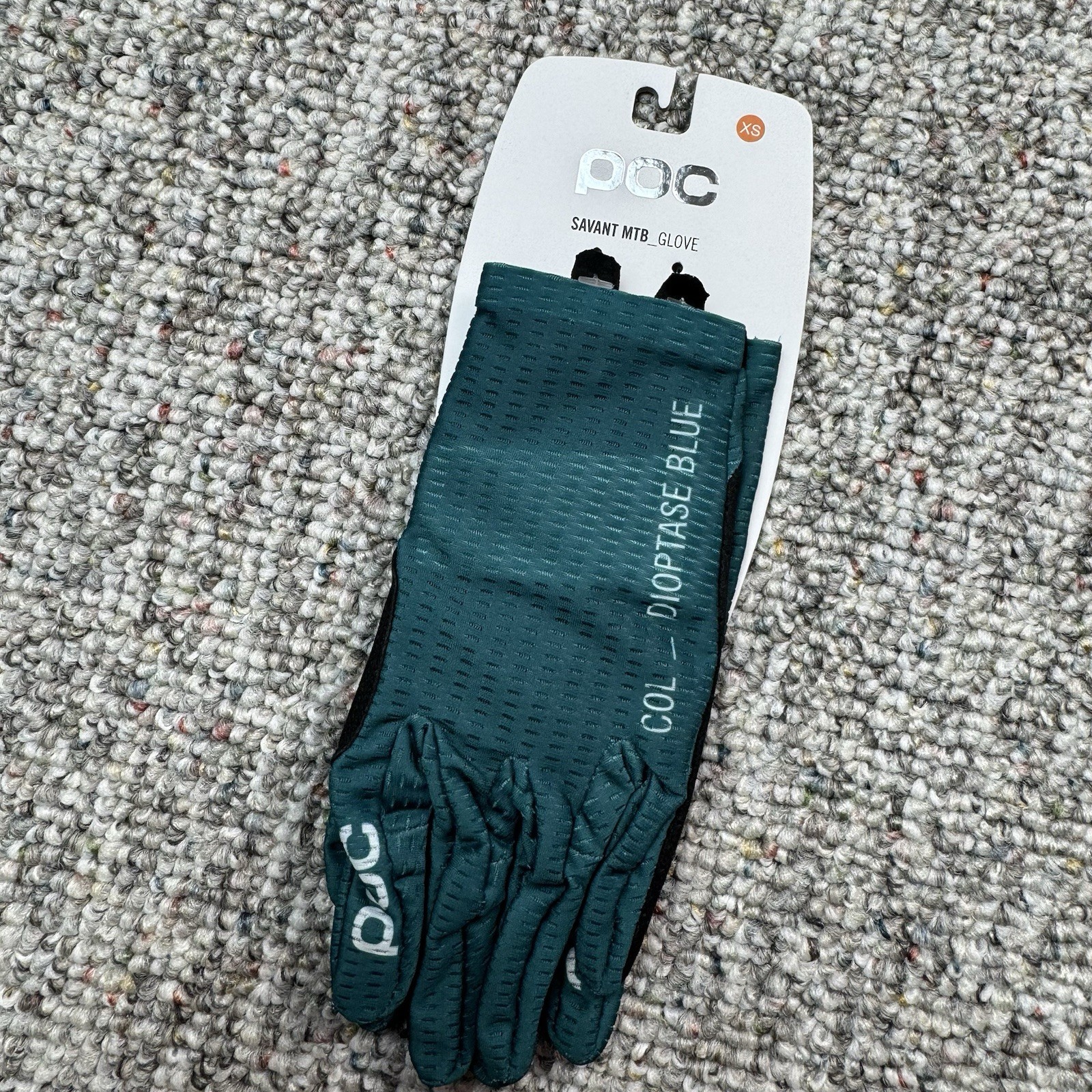 Poc Agile Savant MTB Glove XSmall Dioptase Blue Mountain Biking