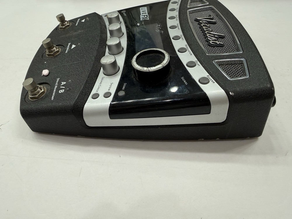 Digitech VLFX Vocalist Live FX Vocal Multi Effects Processor Pedal + PSU