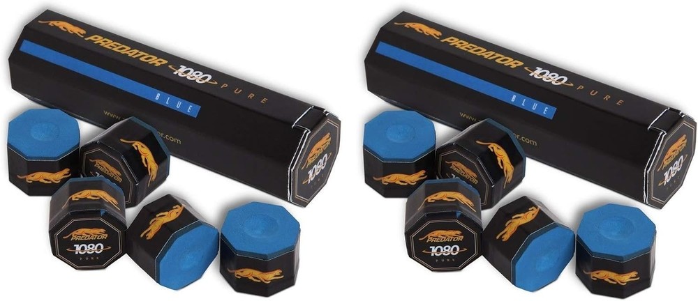 Professional Pool Cue Chalk 2 Pack | Improved Spin & Long-Lasting Coverage