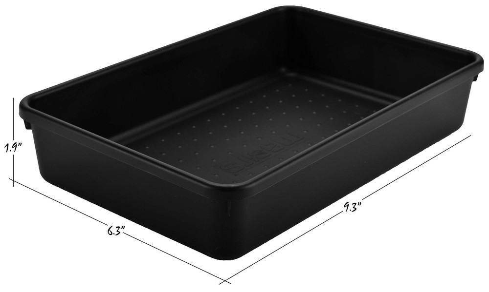 Interlocking Drawer Organizer Bins, Durable Plastic, Various Sizes(8-Piece Set)