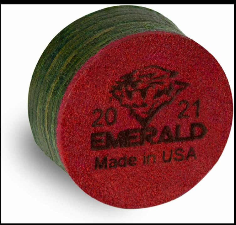 Tiger Emerald Cue Tip -Single