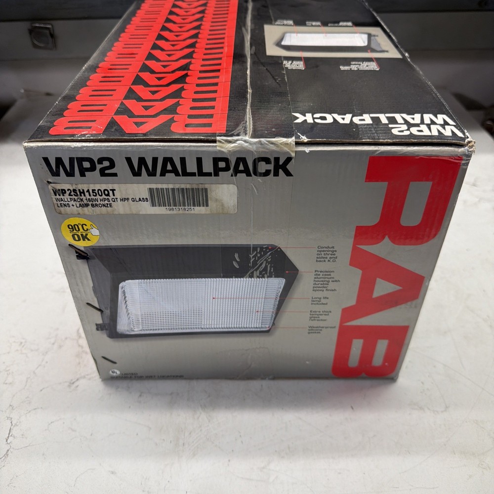 RAB WP2 WALLPACK WP2SH150QT