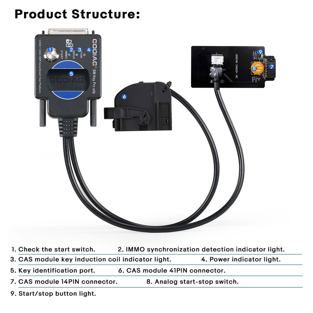 GODIAG CAS2 CAS3 SER Semi Smart Test Platform For CAS Data Read, Write& Progarm