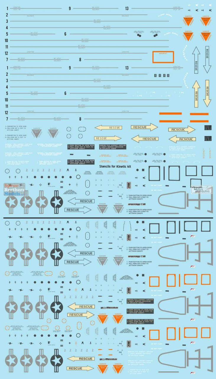 BMA48037 1:48 Bullseye Model Aviation Decals - 'PACAF Vipers' (F-16C F-16CG