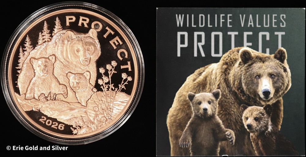 Wildlife Values Protect 5 oz Copper w/ COA