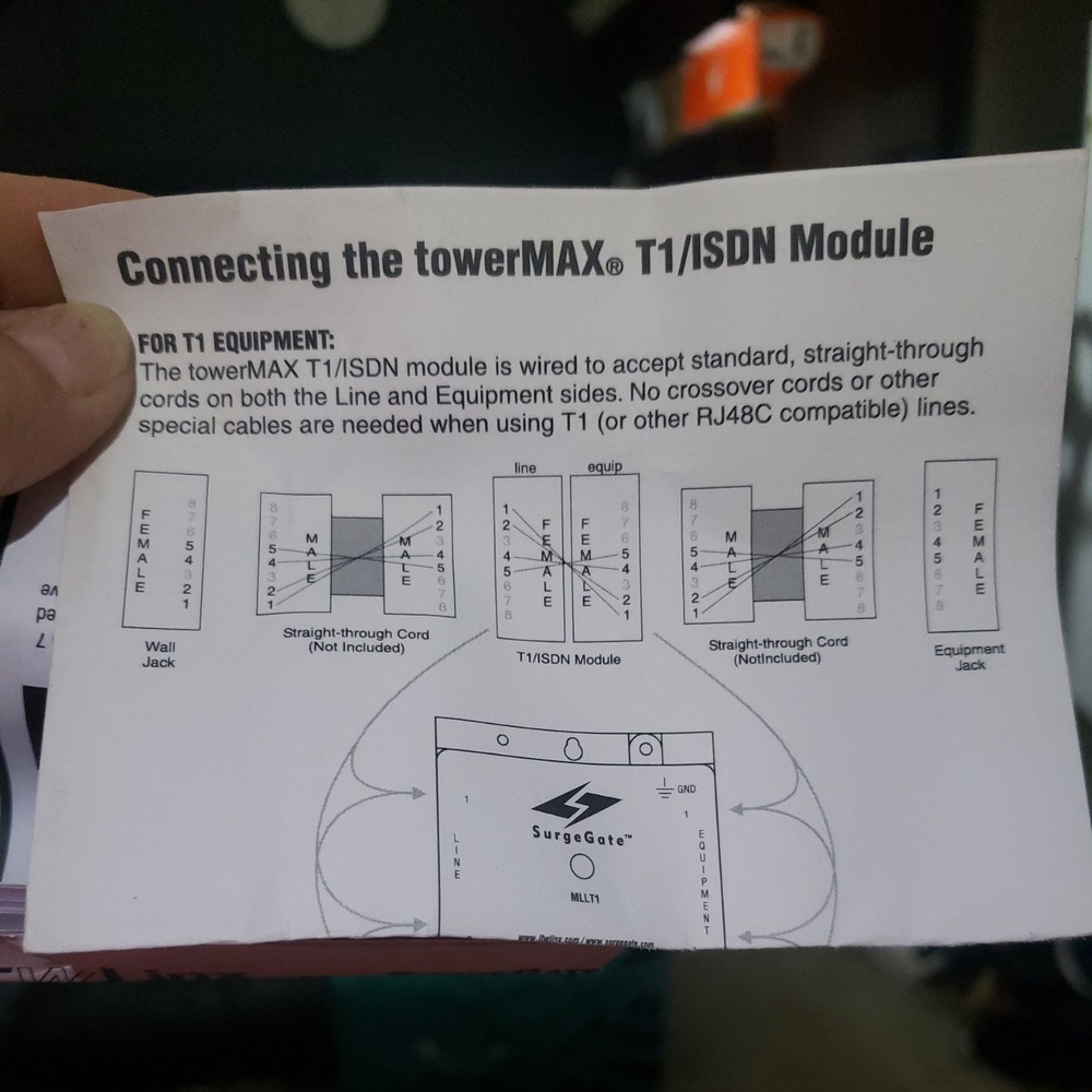ITW Linx MLLT1 4 Wire Secondary Telecom Modular Protection