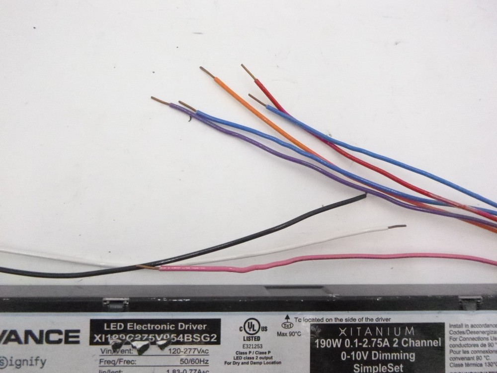 Advance Xitanium Programmable LED Driver 190W 2300mA Dimmable