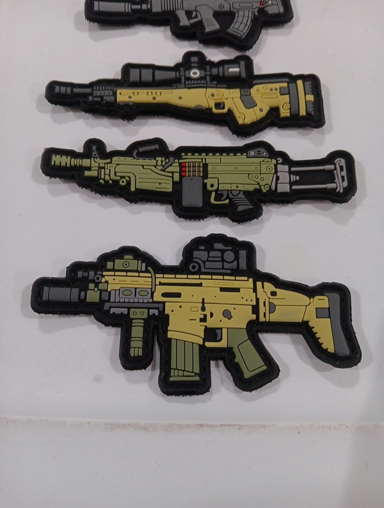 Pvc Morale Assault Rifle Patch Lot