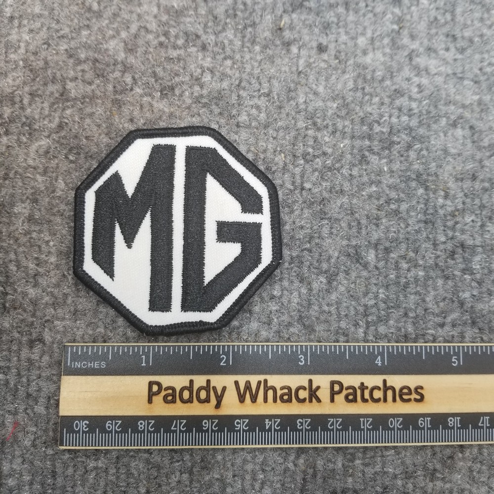 Vintage MG Patch Car Auto AD3