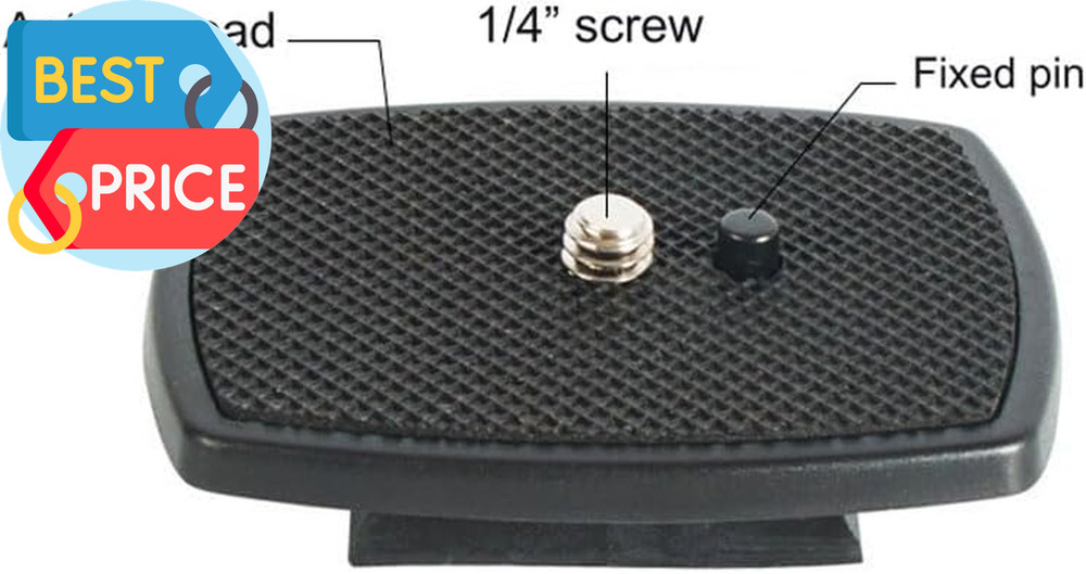 35Mm Tripod Quick Release Plate Camera Mount Adapter Replacement for Sunpak 7000