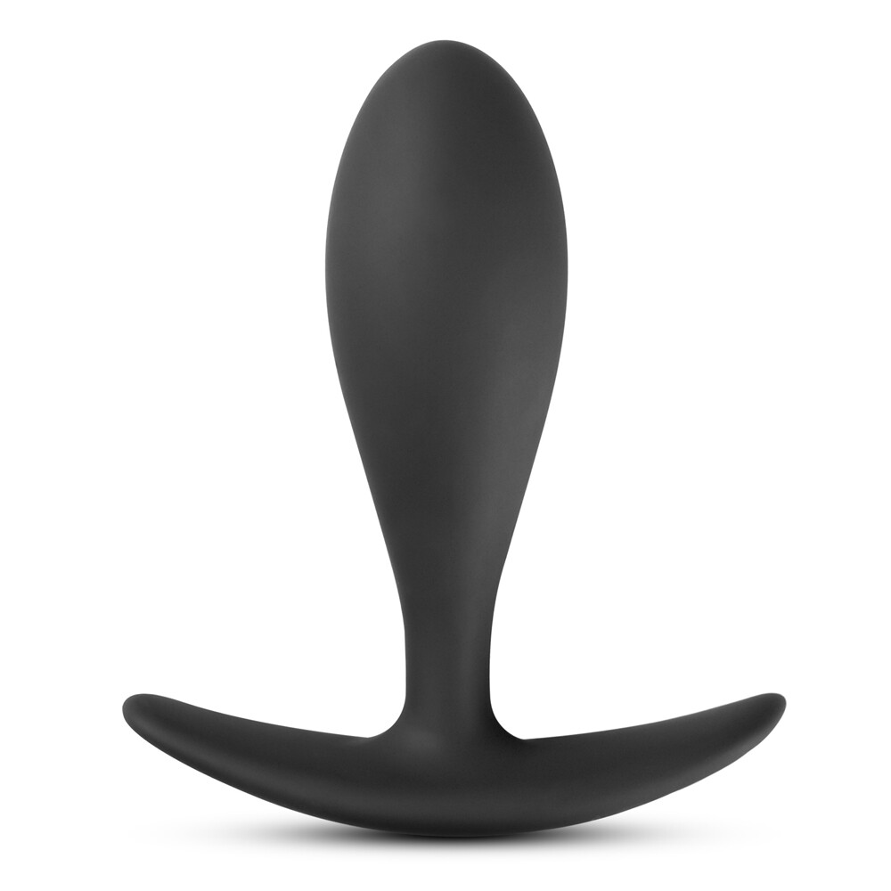 Silicone Trainer Butt Plug Set (Type II), Black (3 pcs) Beginners Starter Set