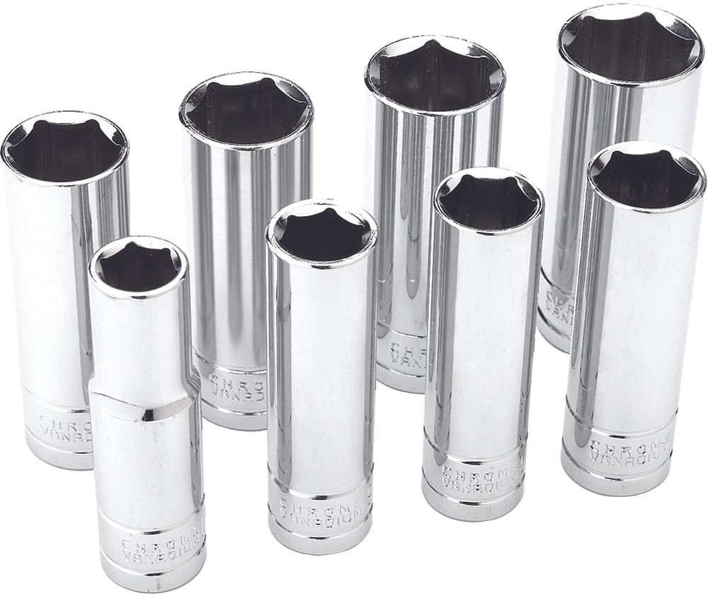 Performance Tool 1/2" 6 Point Socket Sets W32300 Deep SAE