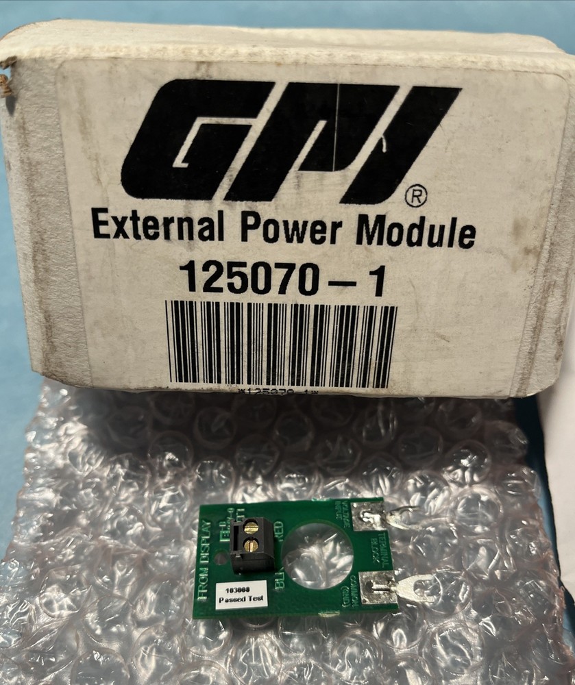 New In Box GPI External Power Module 125070-01