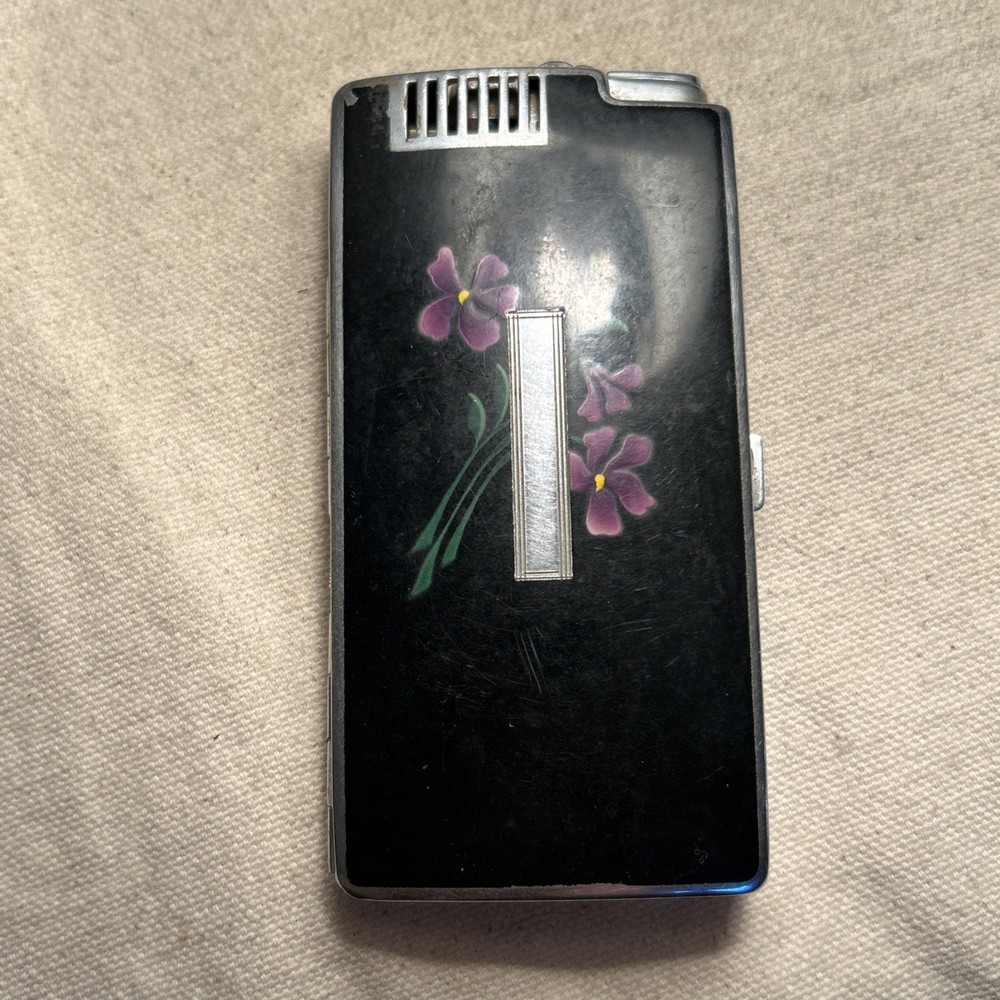 Vintage Ronson Escort Cigarette Case Lighter Untested