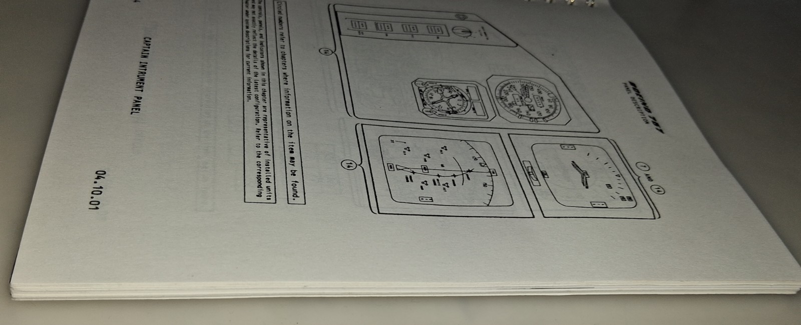 Boeing 757 Panel Description Maintenance Training Manual 1984 Airplane Book