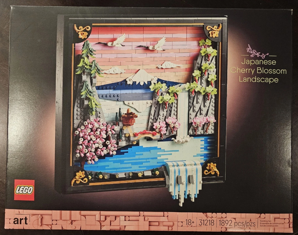 [ BIG SALE ] LEGO 1892-Piece Cherry Blossom Wall Art