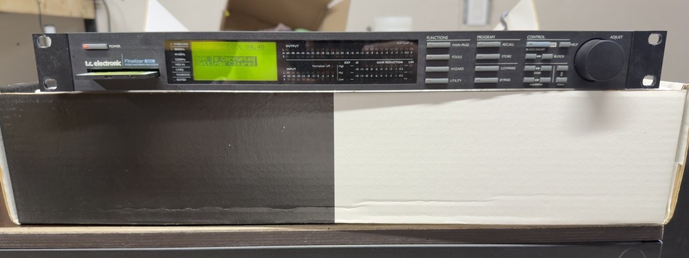 TC Electronic Finalizer 96K Mastering Processor w/ PCMCIA Card & Original Box