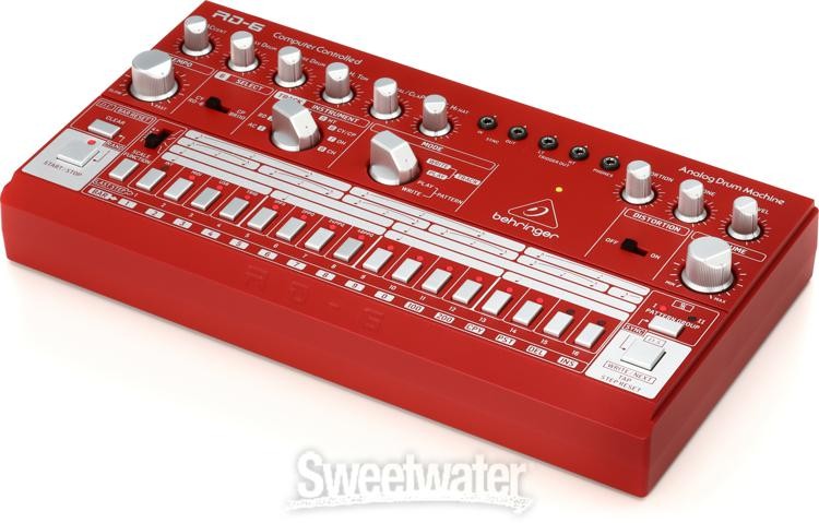 Behringer RD-6 Analog Drum Machine - Red