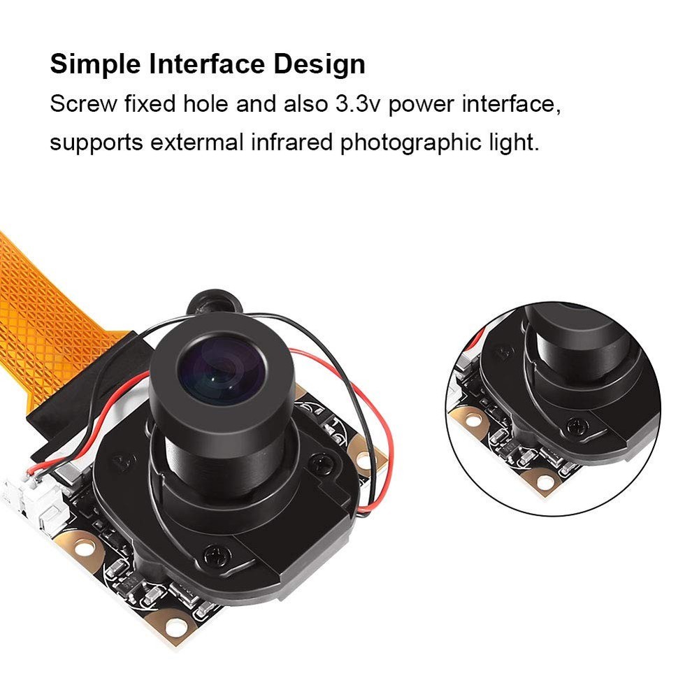 for Raspberry Pi 3 Model B+ Camera Module Automatic IR-Cut Switching Day/Nigh...