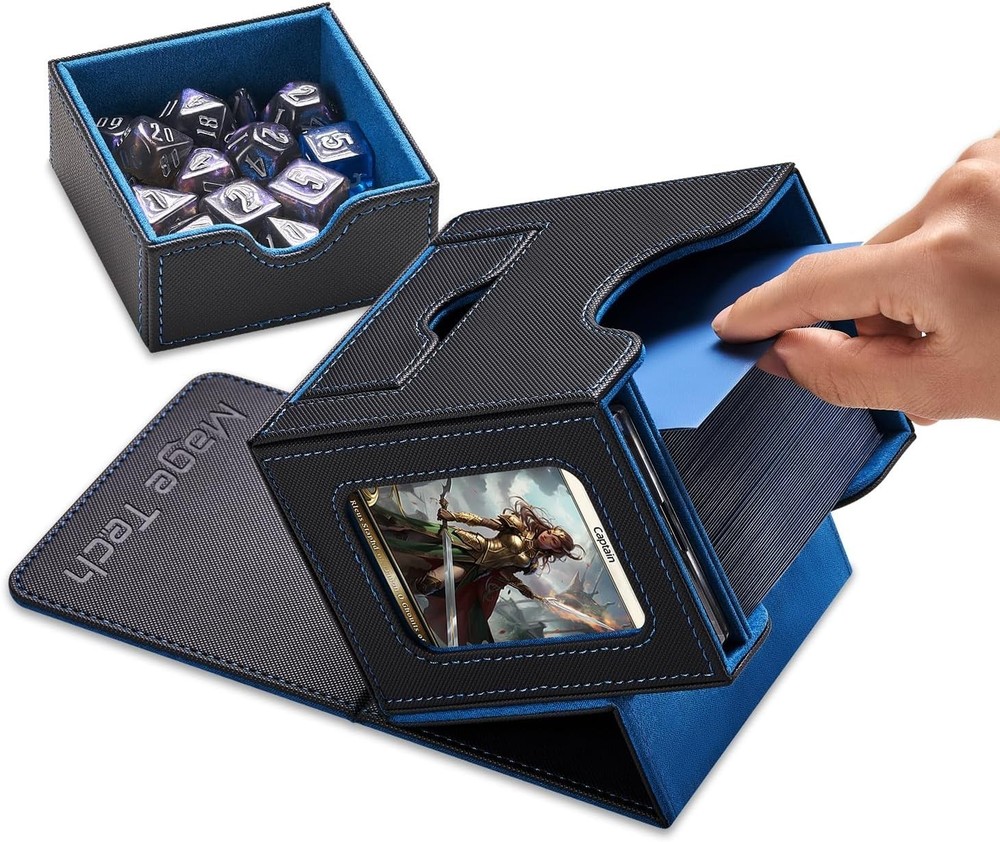 Enigma Commander Deck Box: Storage & Display for MTG EDH