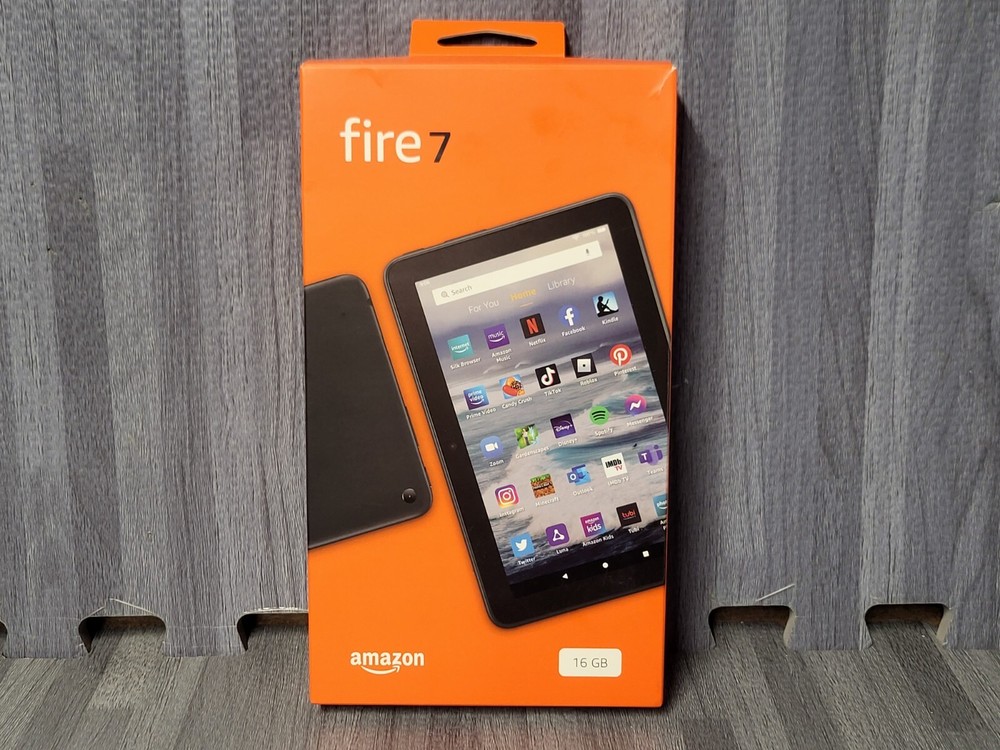 ⭐⭐⭐⭐⭐ **Empty Box** Amazon Fire 7 (12th Gen) 16GB Tablet Box w/ Insert Booklet