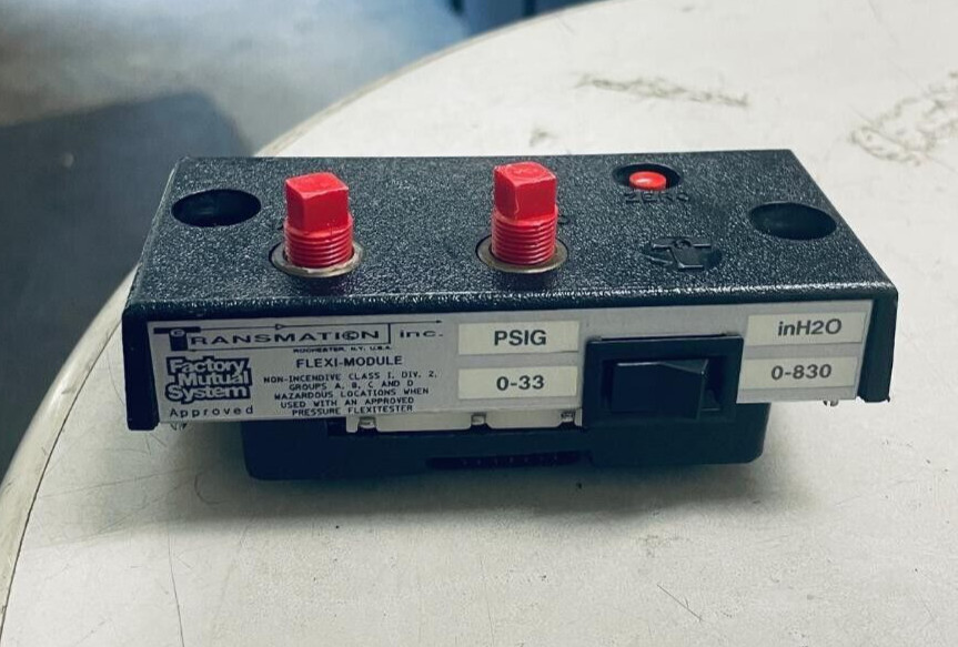 Transmation Inc. Flexi-Module Pressure FlexiTESTER 1091-01 0-33 PSIG @D2