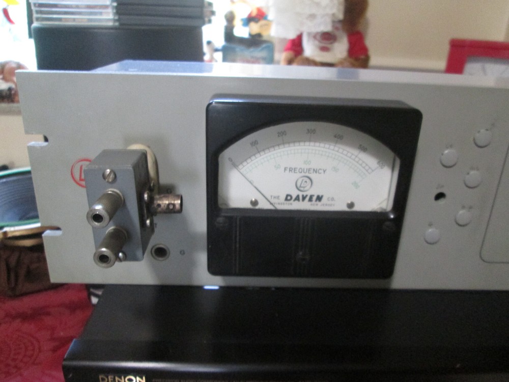 Rare Daven Frequency Meter Type 838C AS-IS Untested