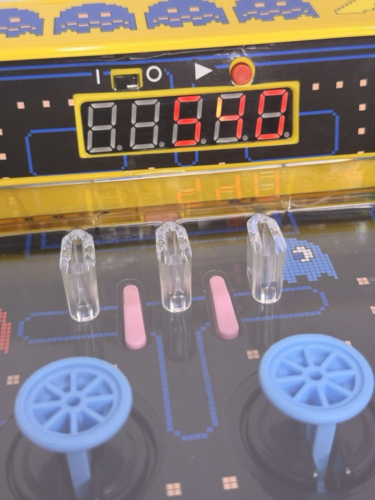 Electronic Arcade Pinball Pac-Man Edition Desktop Game Tested Fun