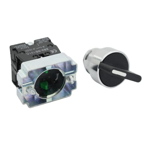 3 Position Maintained Selector Rotary Switch - Waterproof Self 2 Pack (NO/NO)