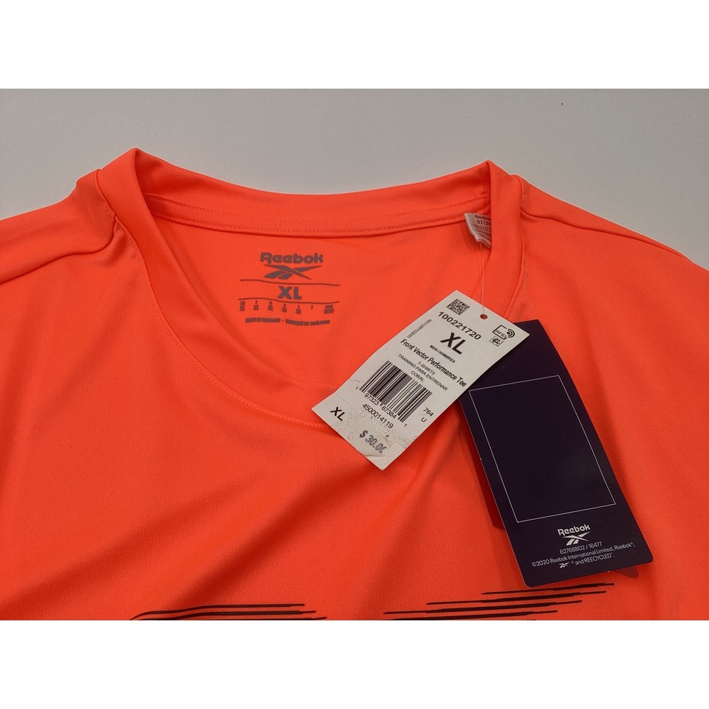 Reebok Men’s Front Vector Performance Tee Size XL