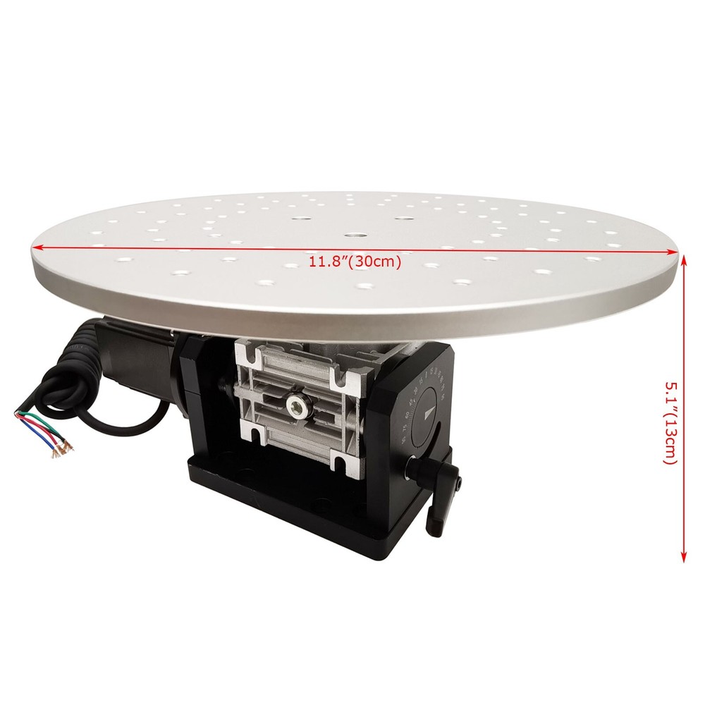 110V Electric 360° Rotatable Worktable Laser Marking Machine 11.8"(30cm)