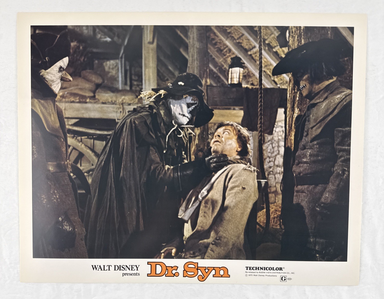 DR. SYN Set of 5 Lobby Cards (VeryFine+) 1975 Walt Disney Movie Posters 28417