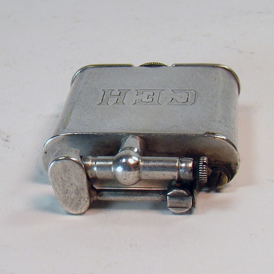 Dunhill Silver Plated Lift-arm Table Lighter