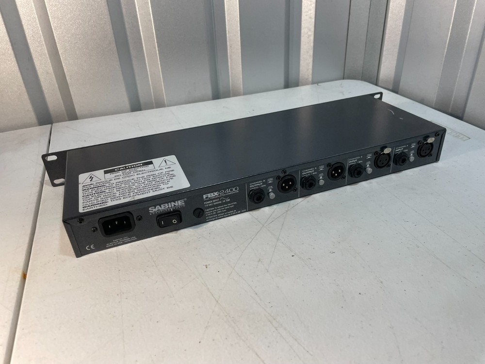 "Sabine FBX2400 Dual Feedback Exterminator Rack Mount Audio Processor"