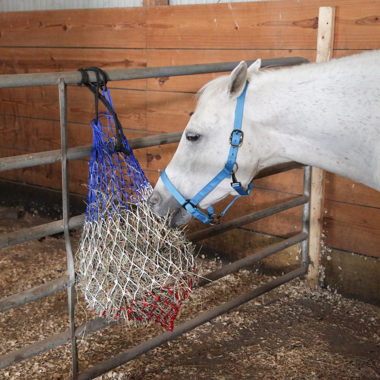 Majestic Ally 2 pcs Slow Feed 56” Hay Net with soft 3"x3" hole
