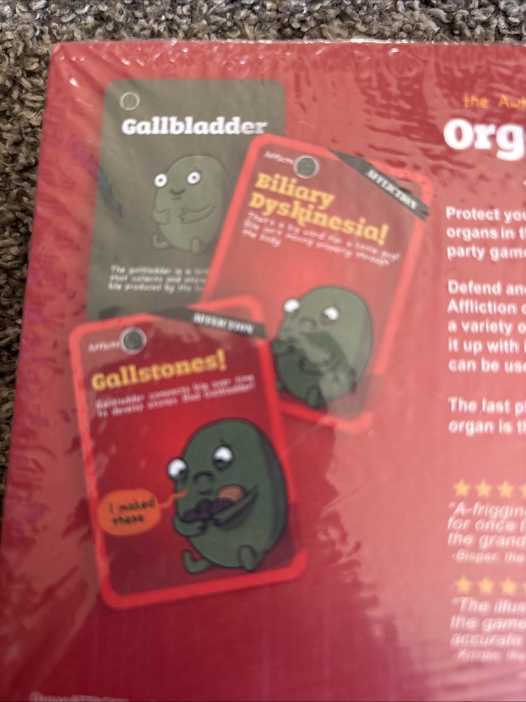 Yeti Organ Attack Card Game