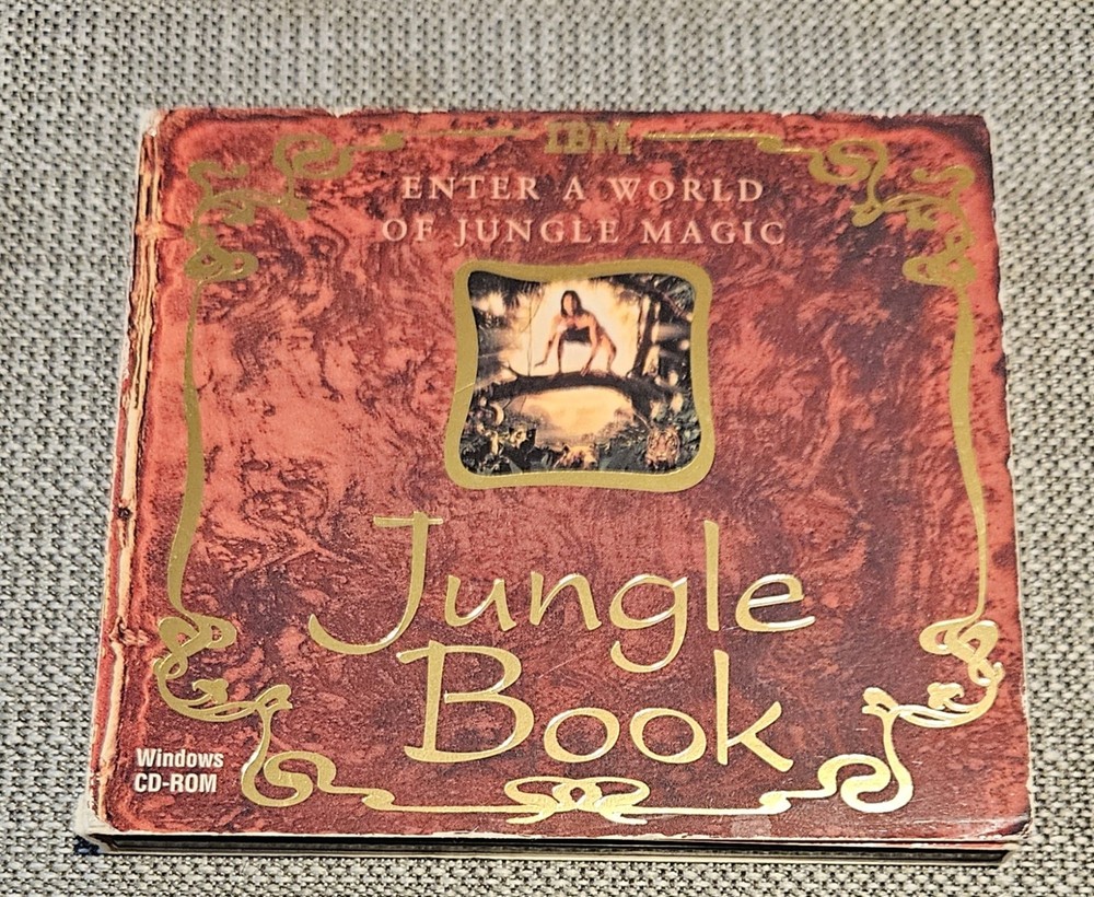 Jungle Book Cd Rom Game IBM interactive Windows 95 Or Higher