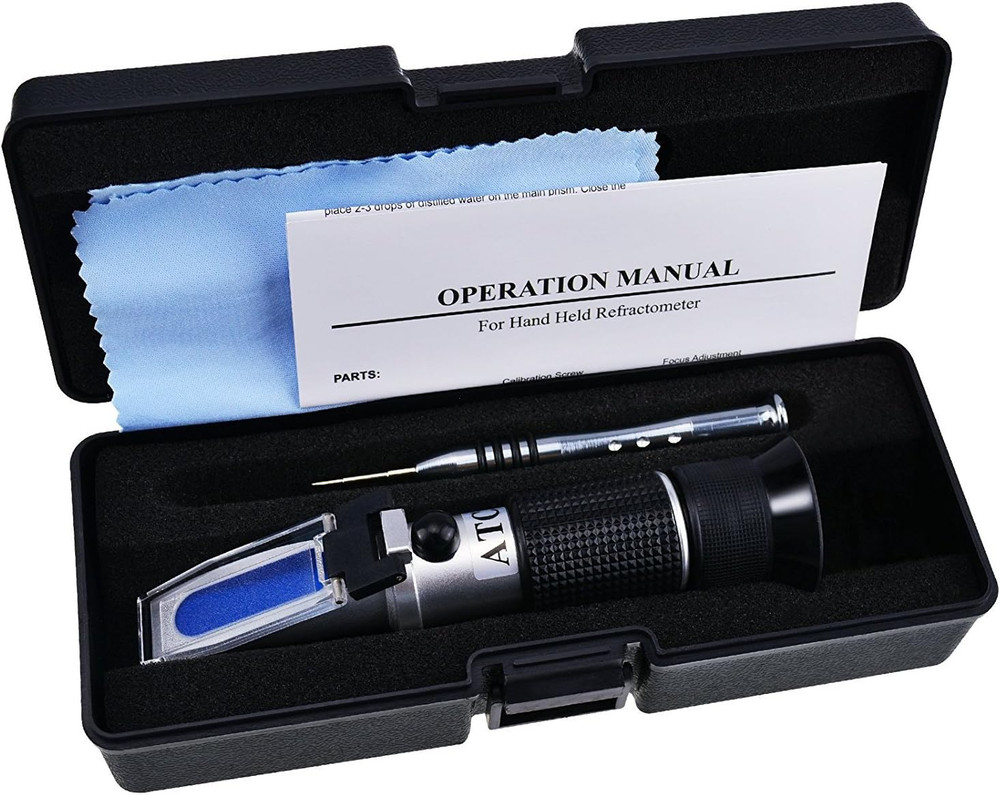 0-10% Brix Refractometer for Testing Sugar Content Maple Sap Syrup, Low-Conce...
