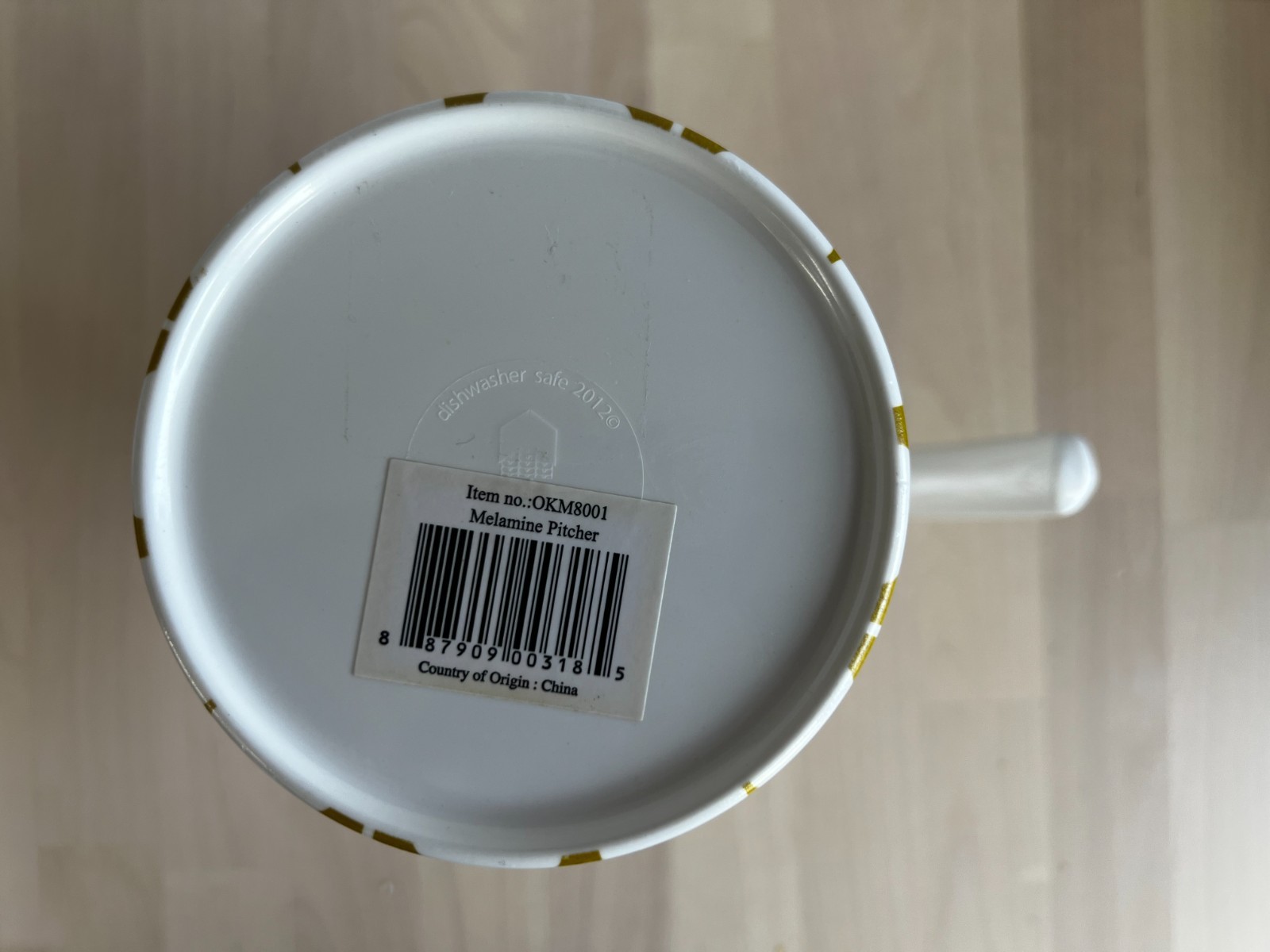 Orla Kiely Home Melamine Pitcher Daisy Flower Petals Pink Green White New