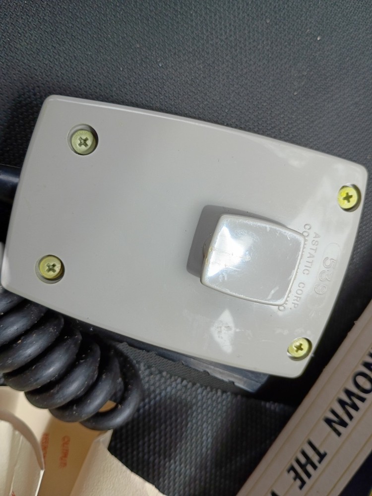 ASTATIC Model 539 CB Ham Radio Microphone Untested Box