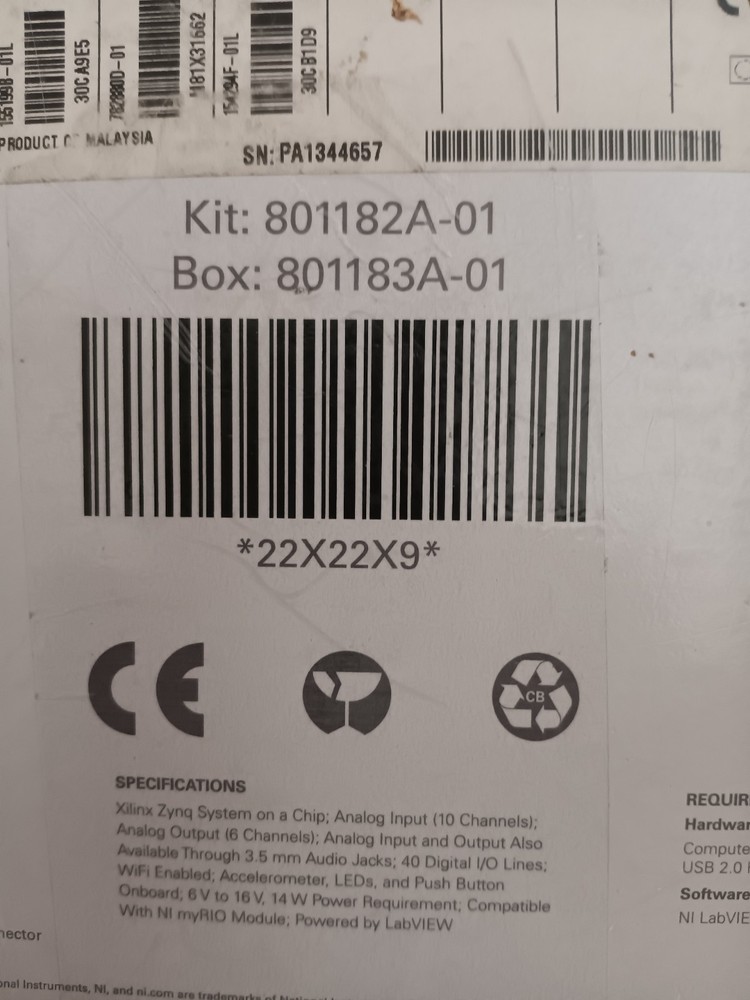 National Instruments USB myRIO-1900 Kit ProtoBoard