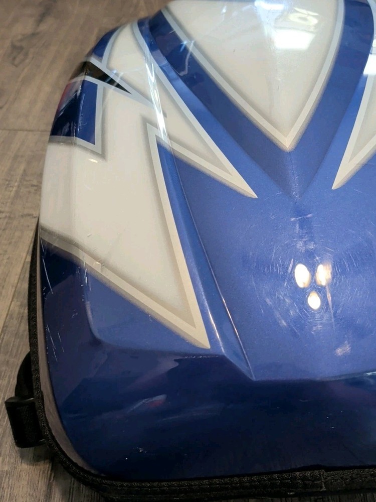Axio By Harodesign Blue Hardshell Motorcycle / Bike Protective Backpack