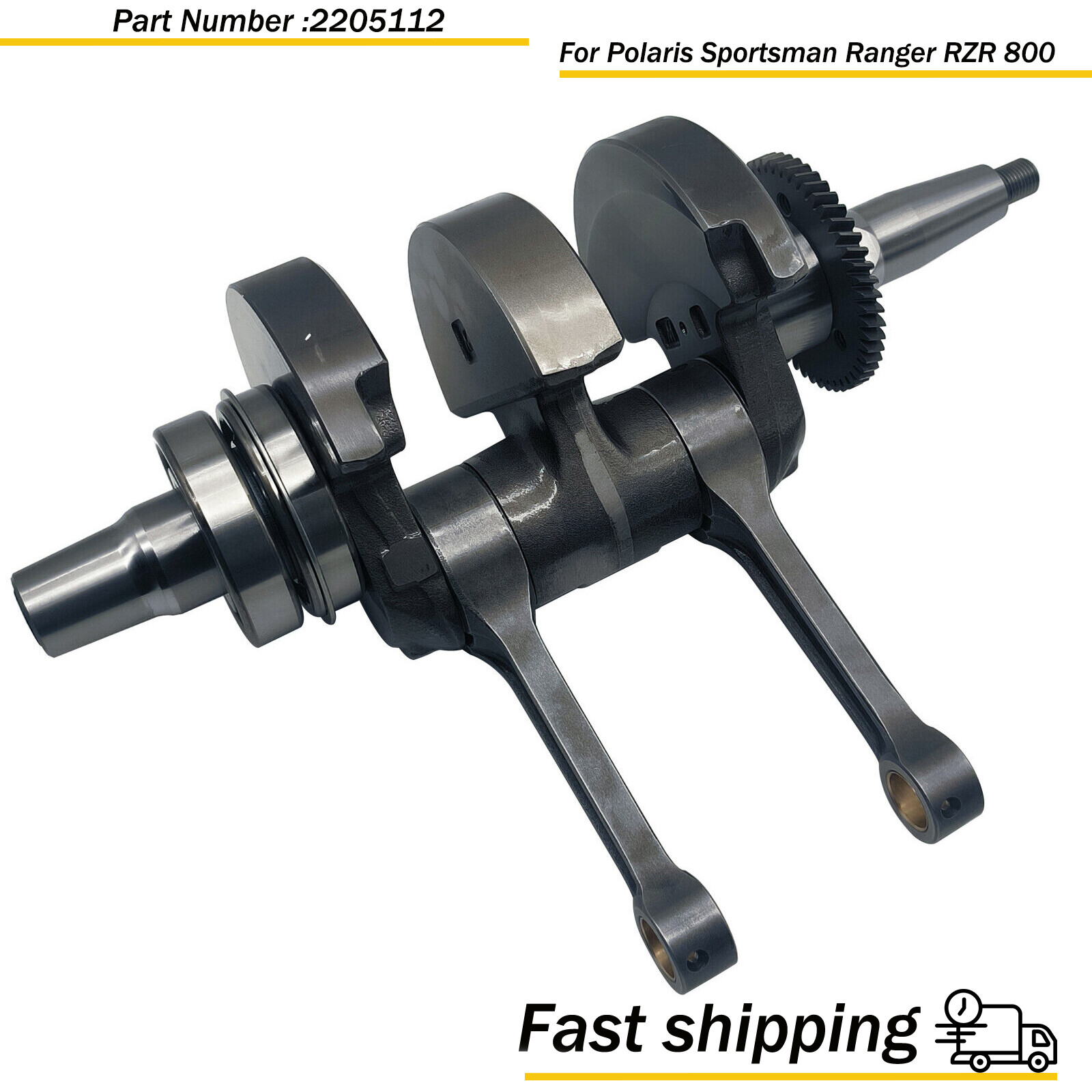 Crankshaft For Polaris 800 RZR S4 Ranger 4X4 6X6 Sportsman X2 Forest 2205112 NEW