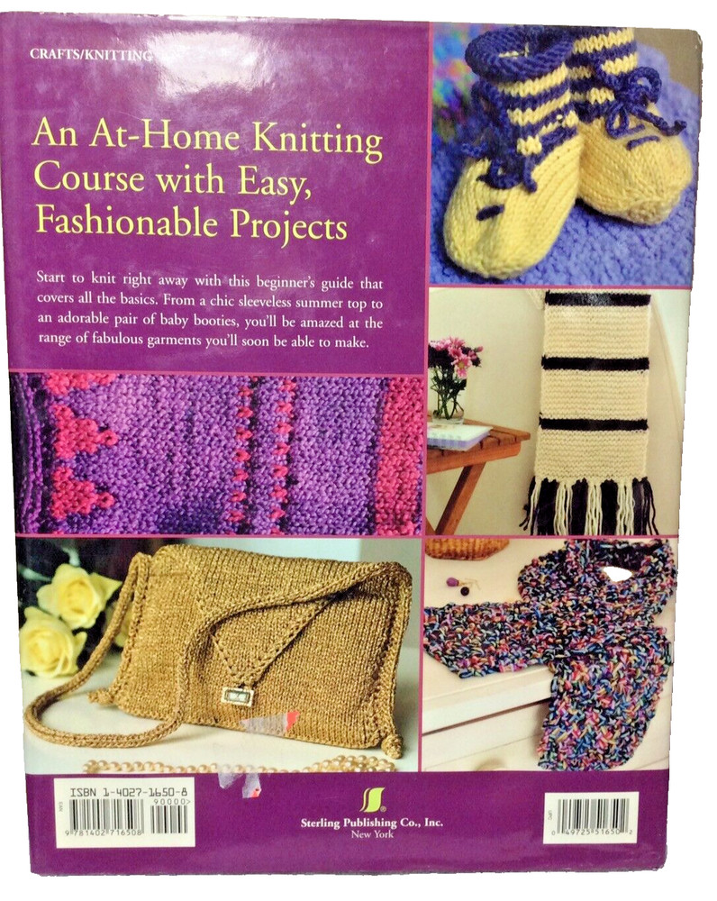 Start To Knit Hard Cover Pattern Book