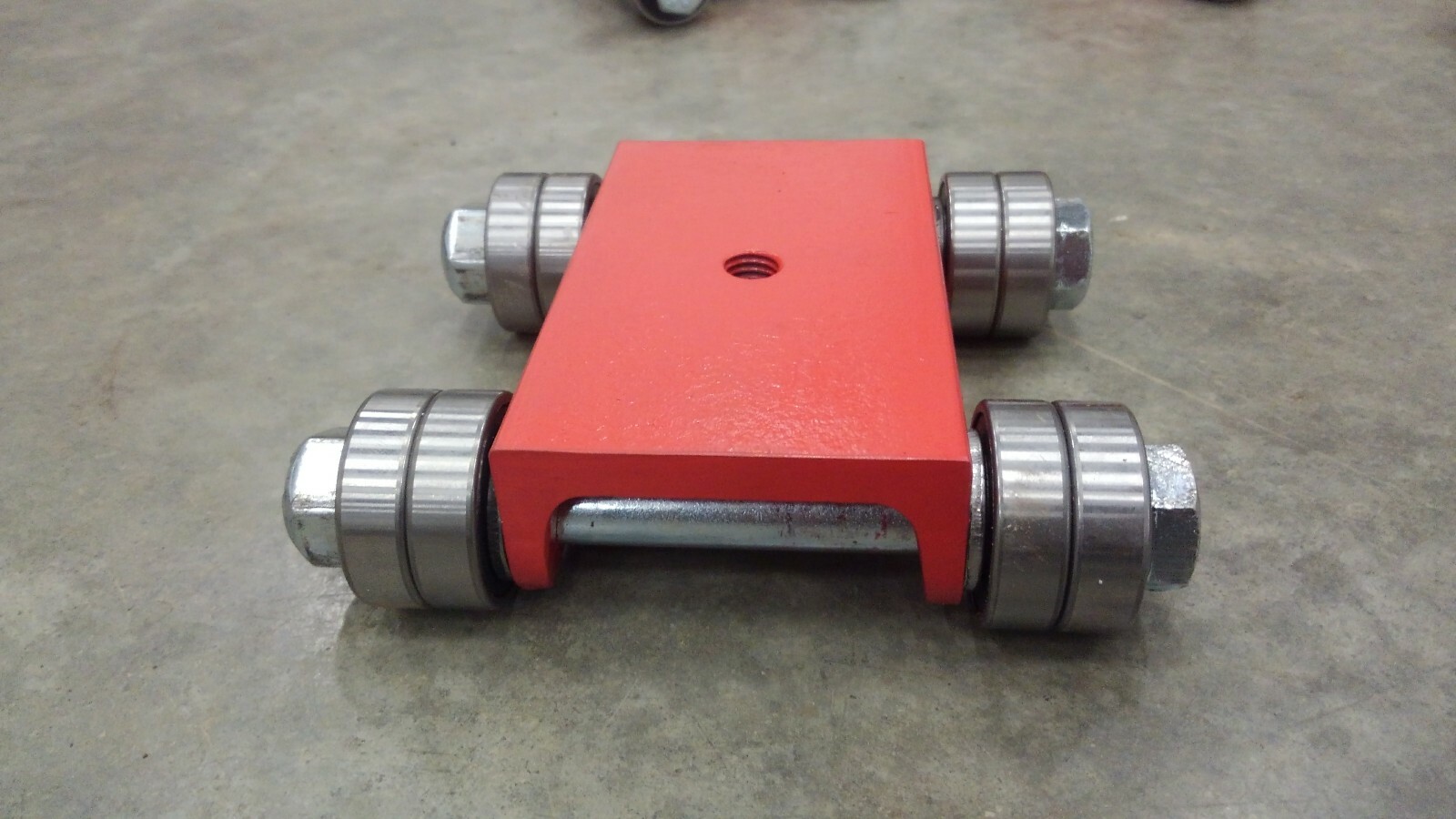 MADE IN USA 18,000lb Machine Moving Skate Dolly Roller Set (4)